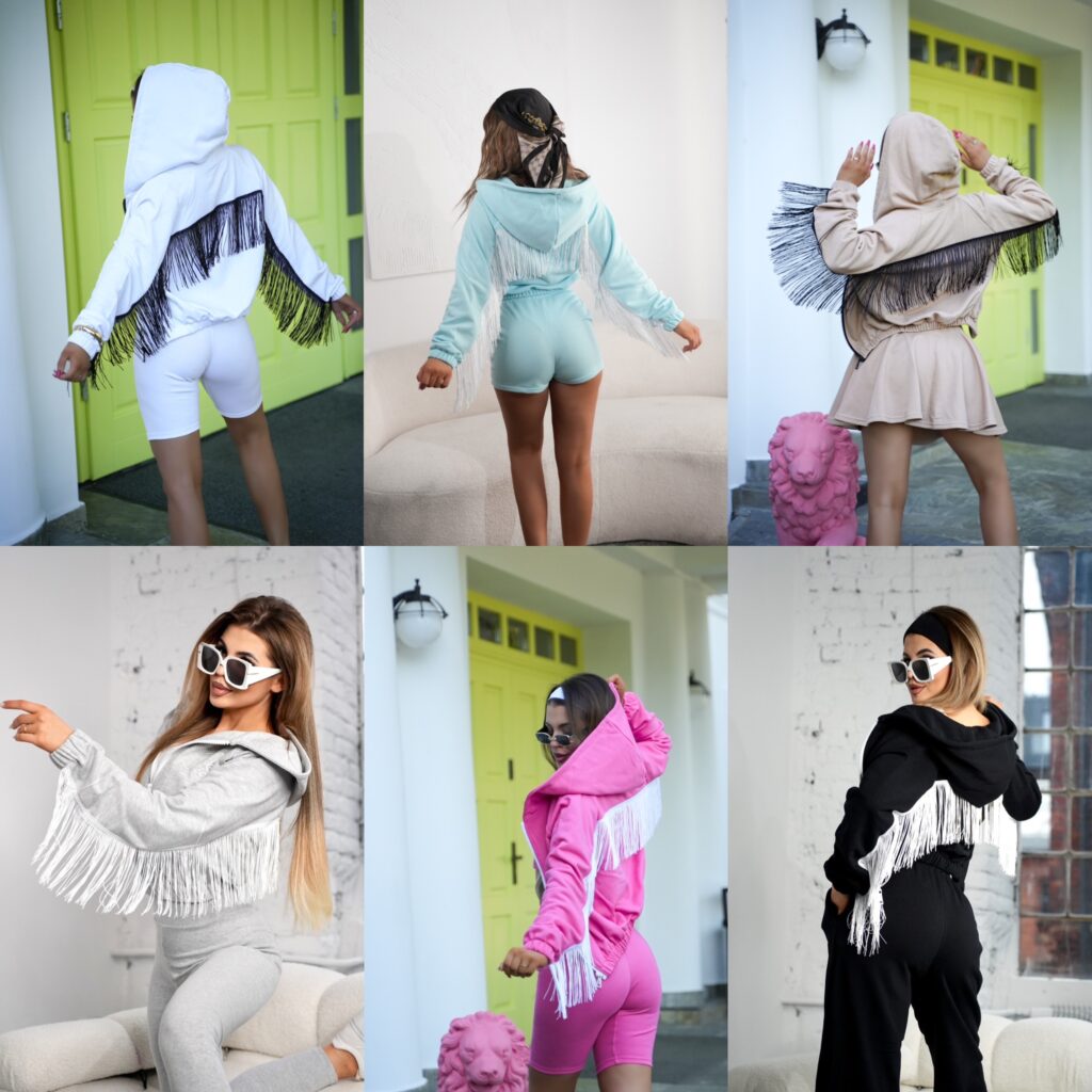BLUZA GAJA Z FRĘDZLAMI w 6 kolorach