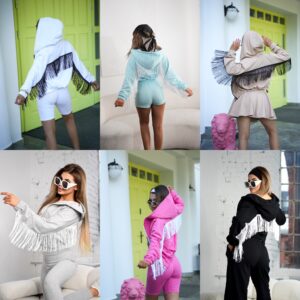 BLUZA GAJA Z FRĘDZLAMI w 6 kolorach