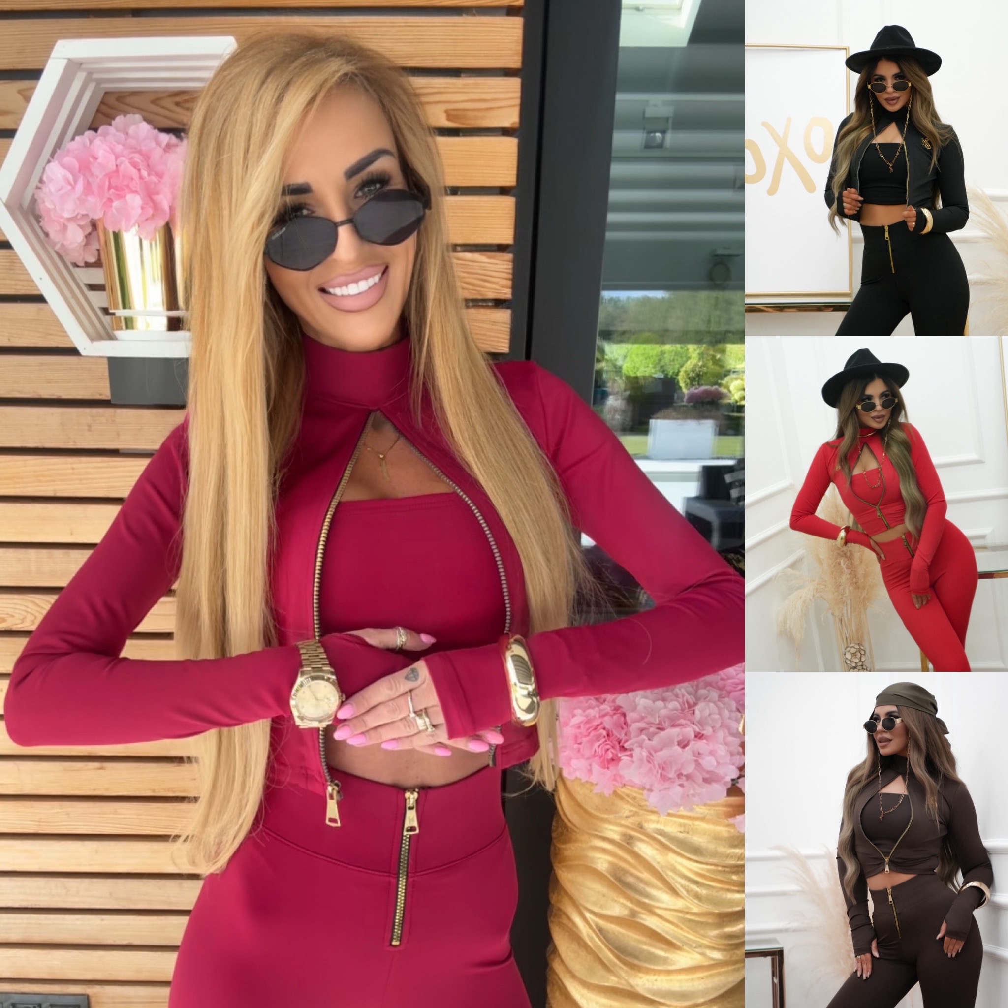 BLUZKA ORDER, kolor BORDO, rozmiar xs/s, od ręki