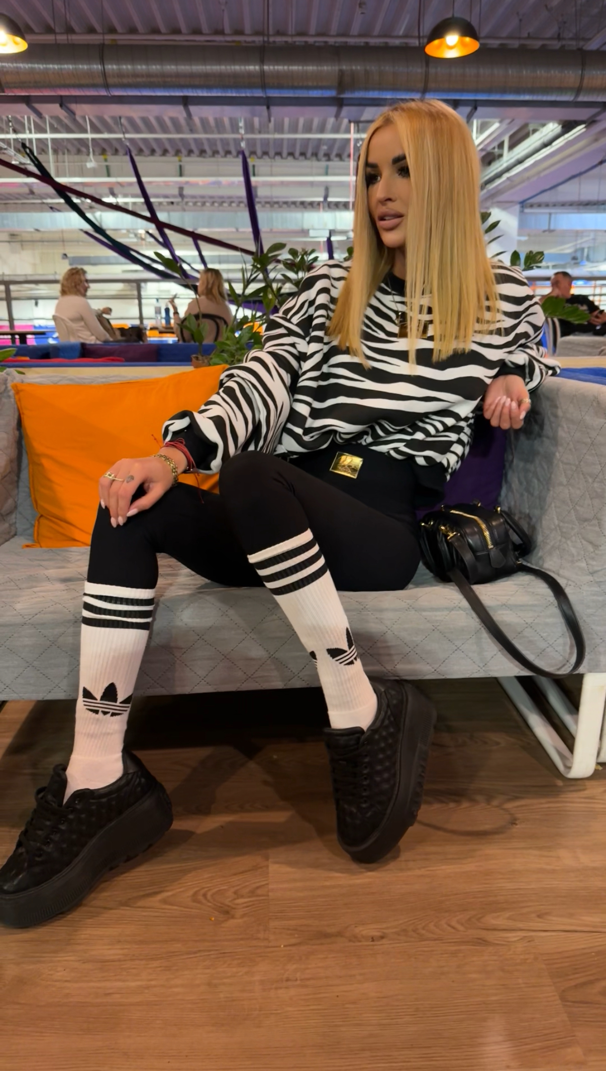 BLUZA ZEBRA uni od xs do l - obrazek 5