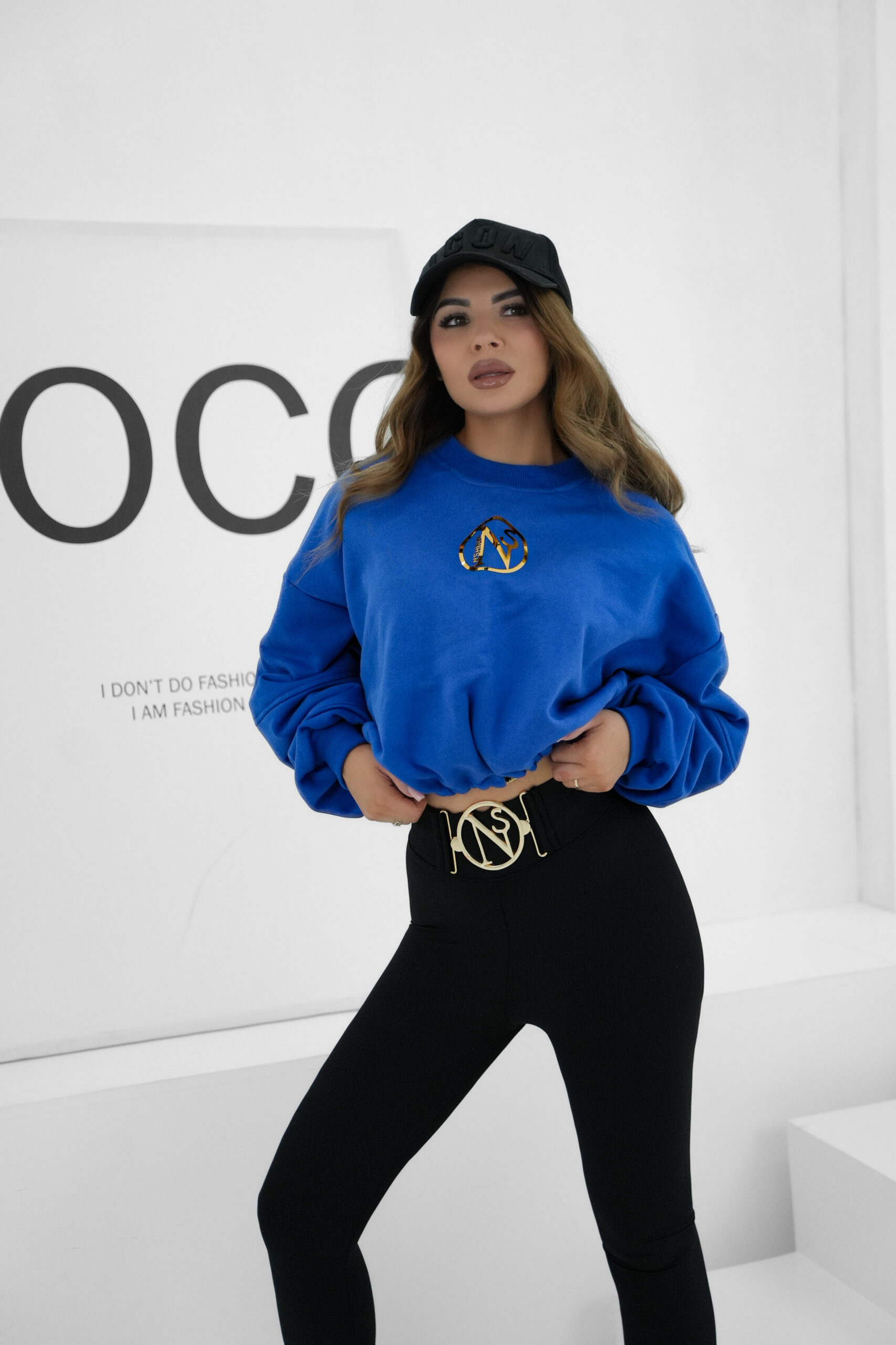 BLUZA CHABER z troczkiem uni od xs do l - obrazek 2