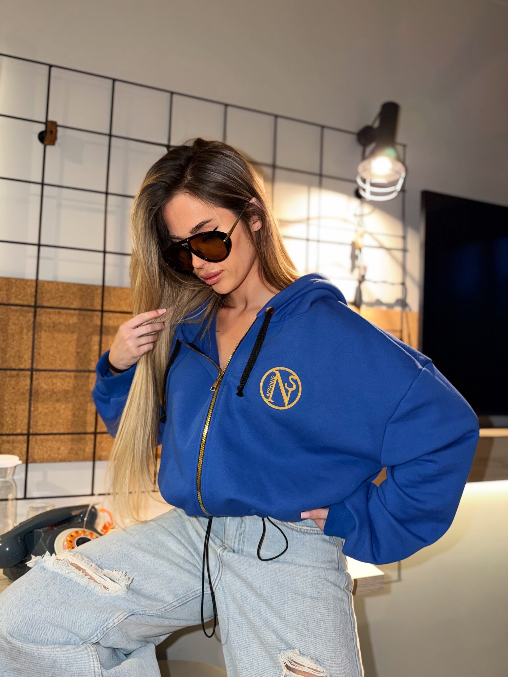 BLUZA CHABER z suwakiem uni od xs do l - obrazek 5