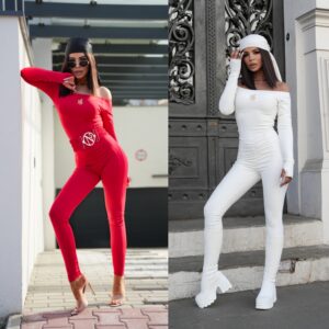 KOMBINEZON LIWION z paskiem w 6 kolorach