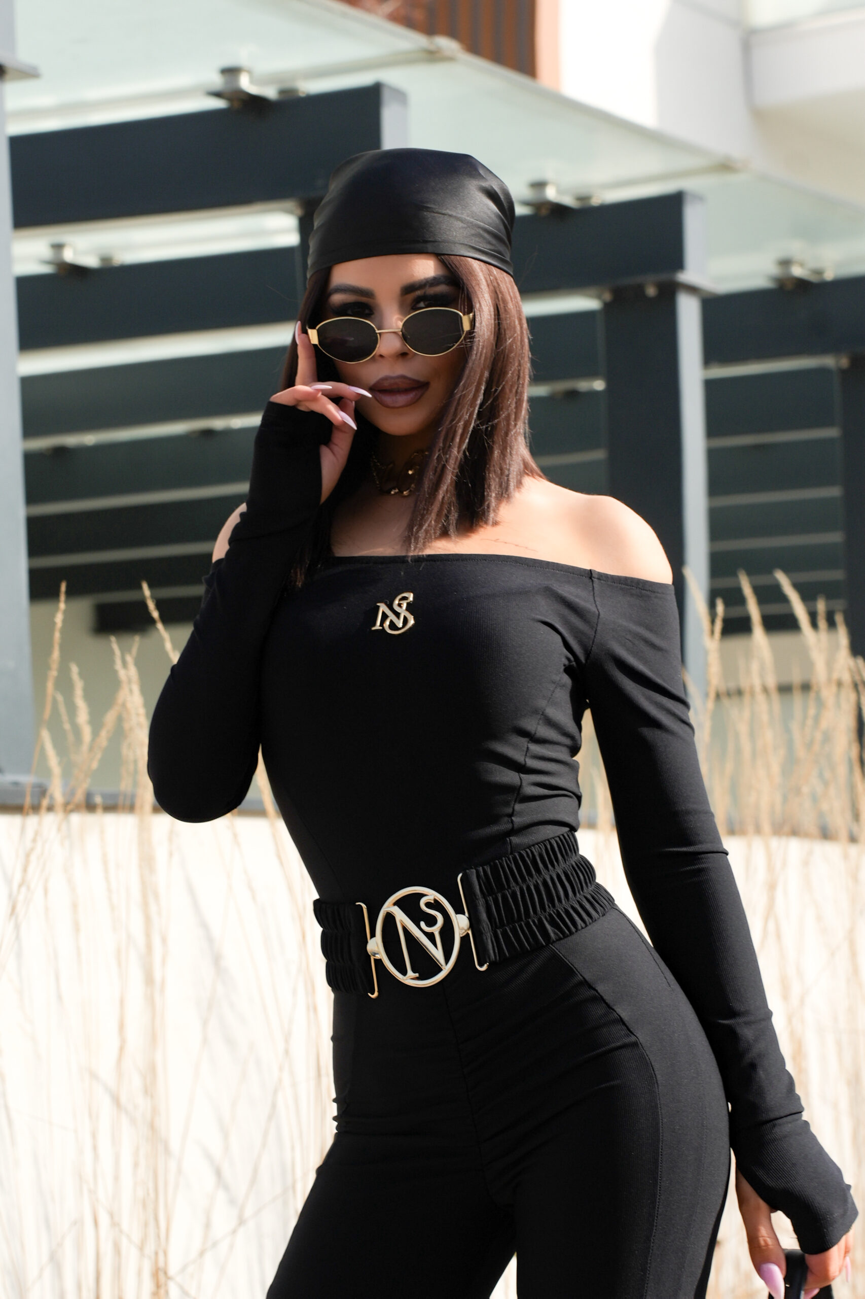 KOMBINEZON LIWION z paskiem w 6 kolorach - obrazek 11