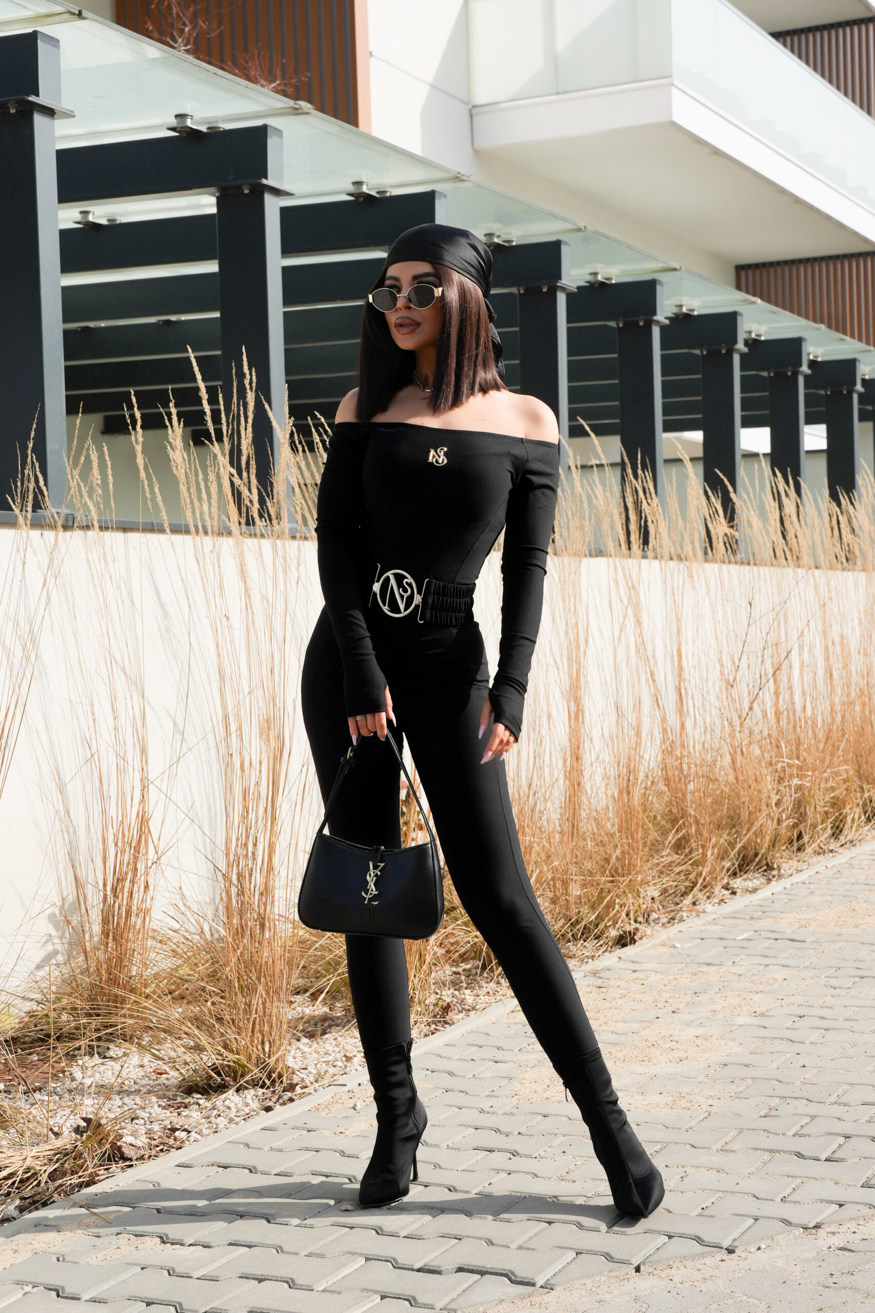 KOMBINEZON LIWION z paskiem w 6 kolorach - obrazek 10