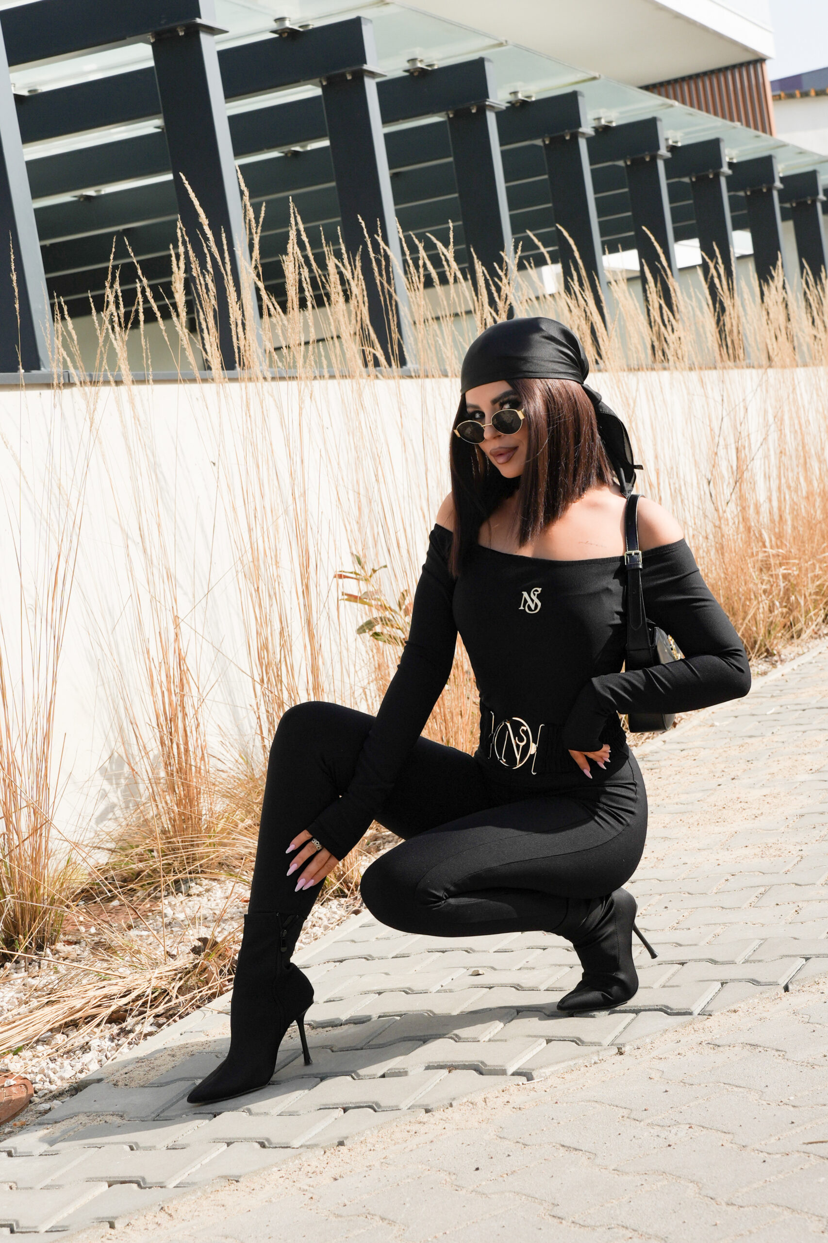 KOMBINEZON LIWION z paskiem w 6 kolorach - obrazek 12