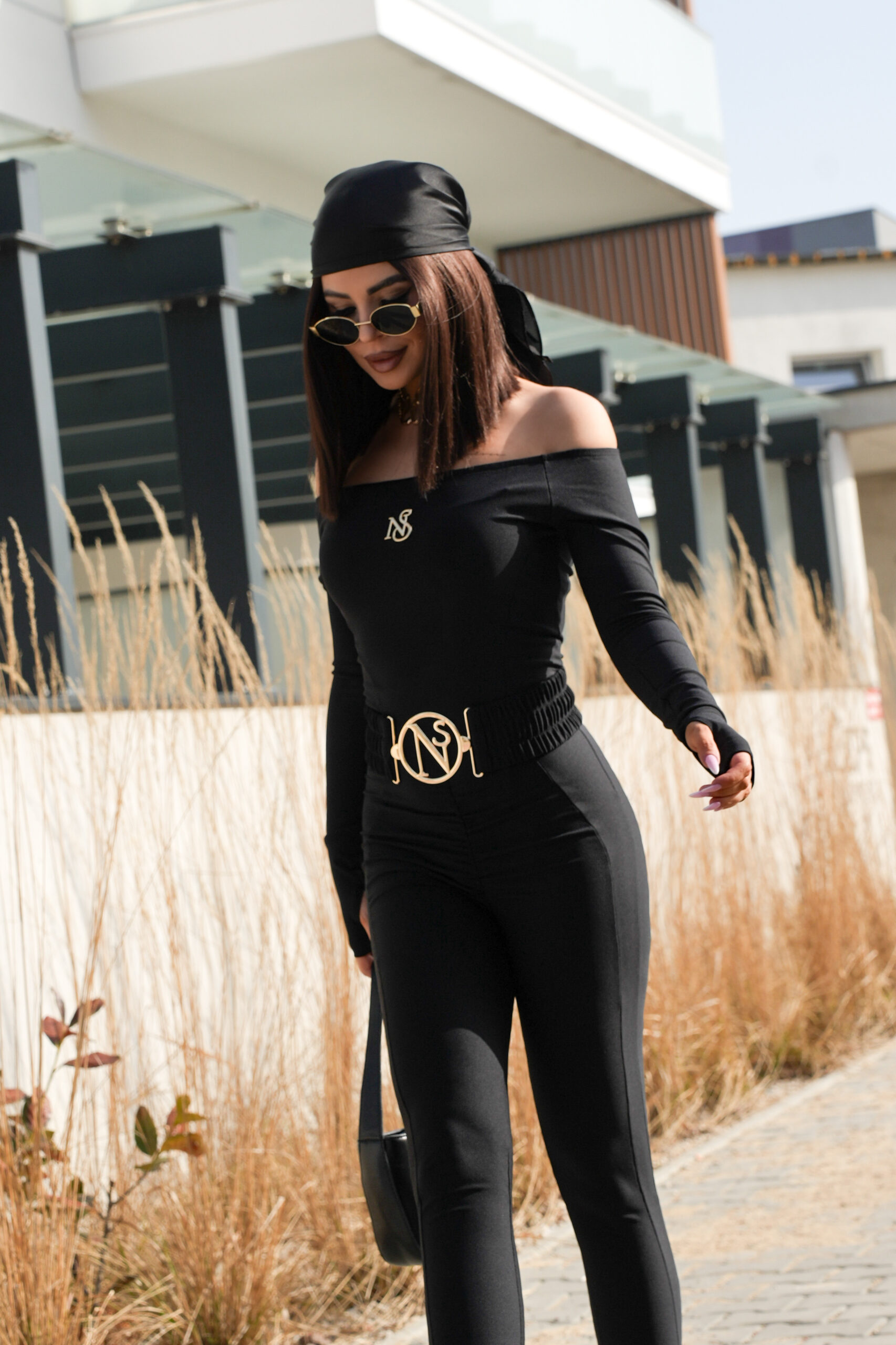 KOMBINEZON LIWION z paskiem w 6 kolorach - obrazek 7