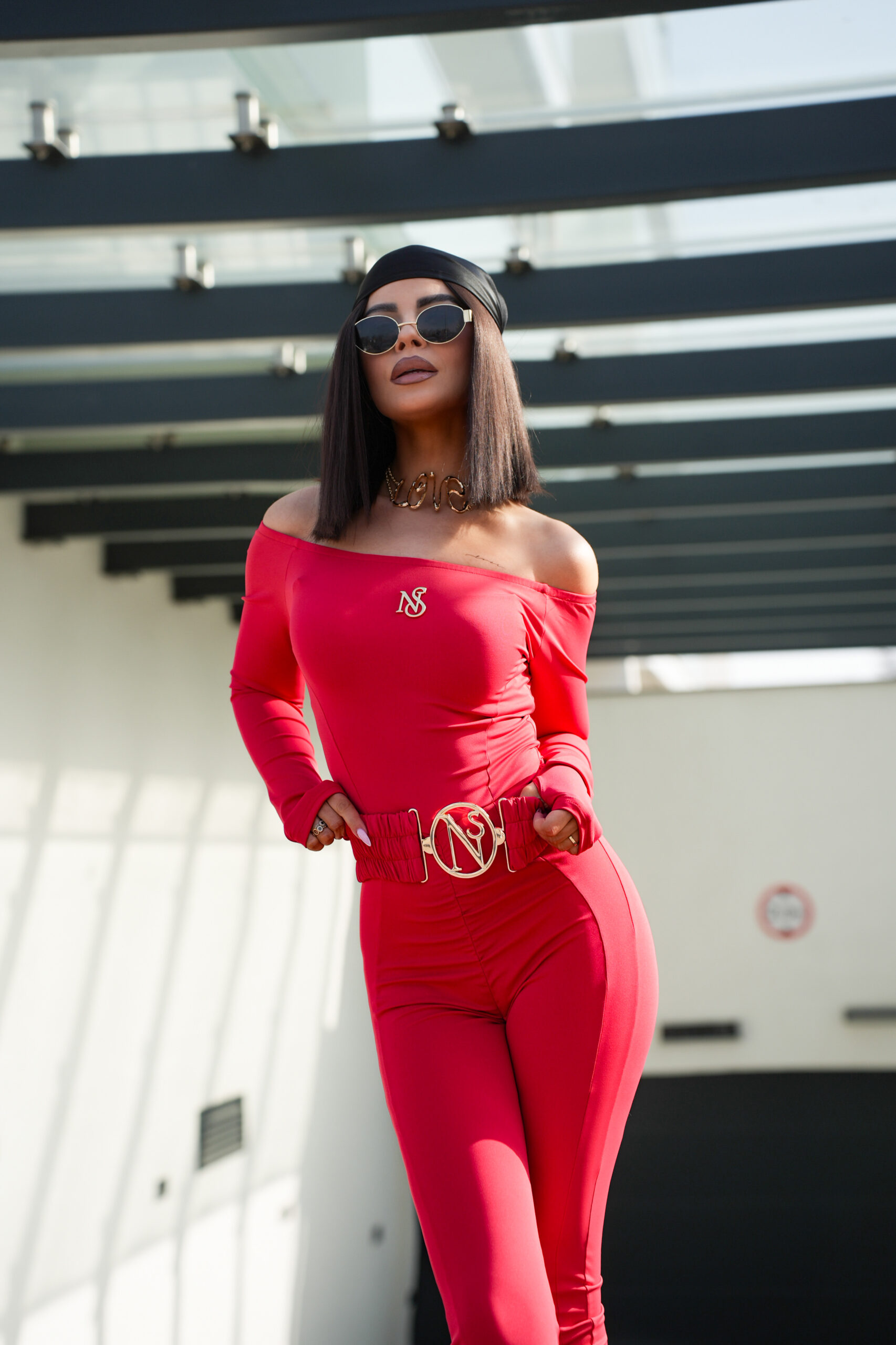 KOMBINEZON LIWION z paskiem w 6 kolorach - obrazek 27