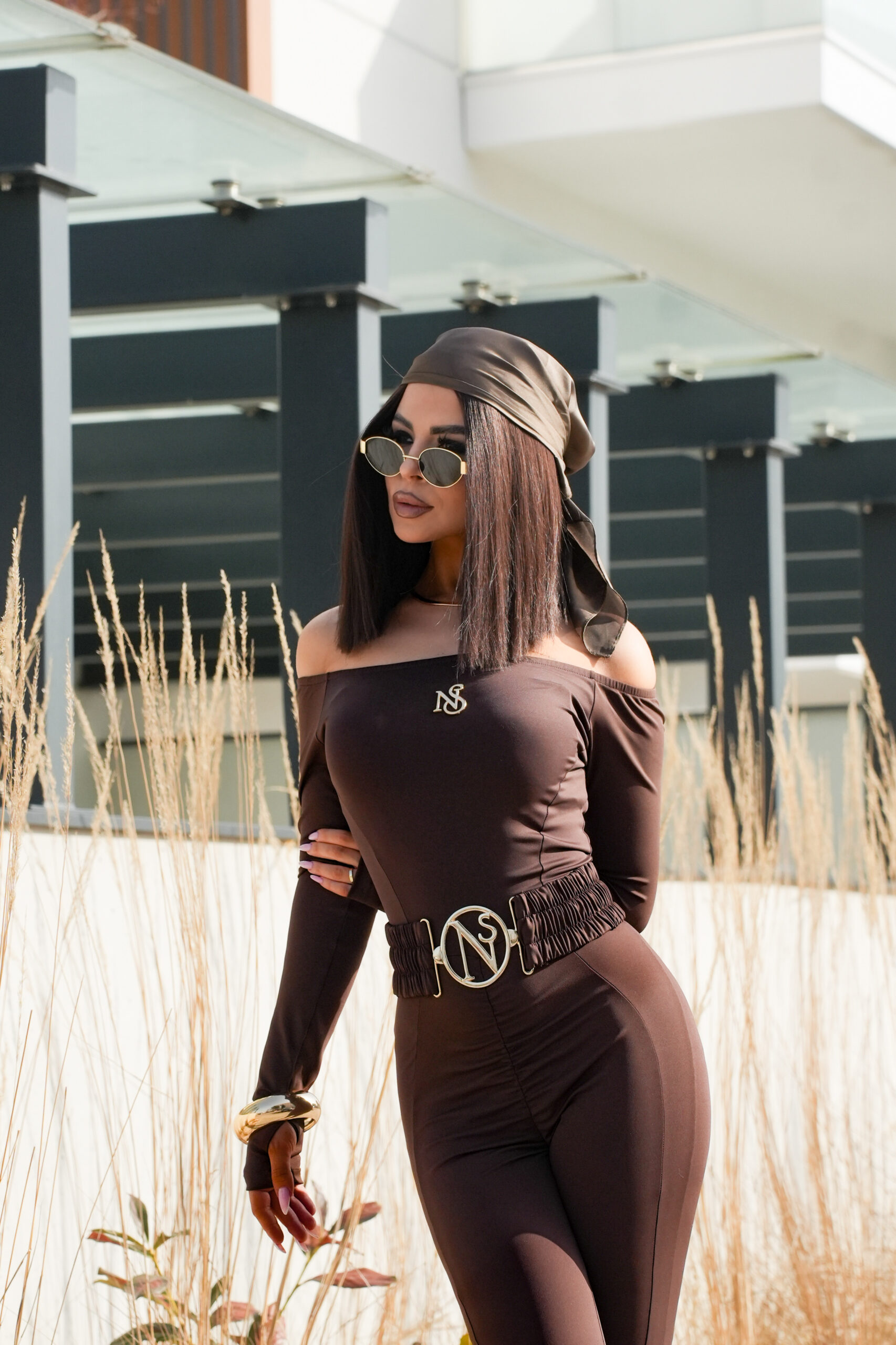 KOMBINEZON LIWION z paskiem w 6 kolorach - obrazek 21