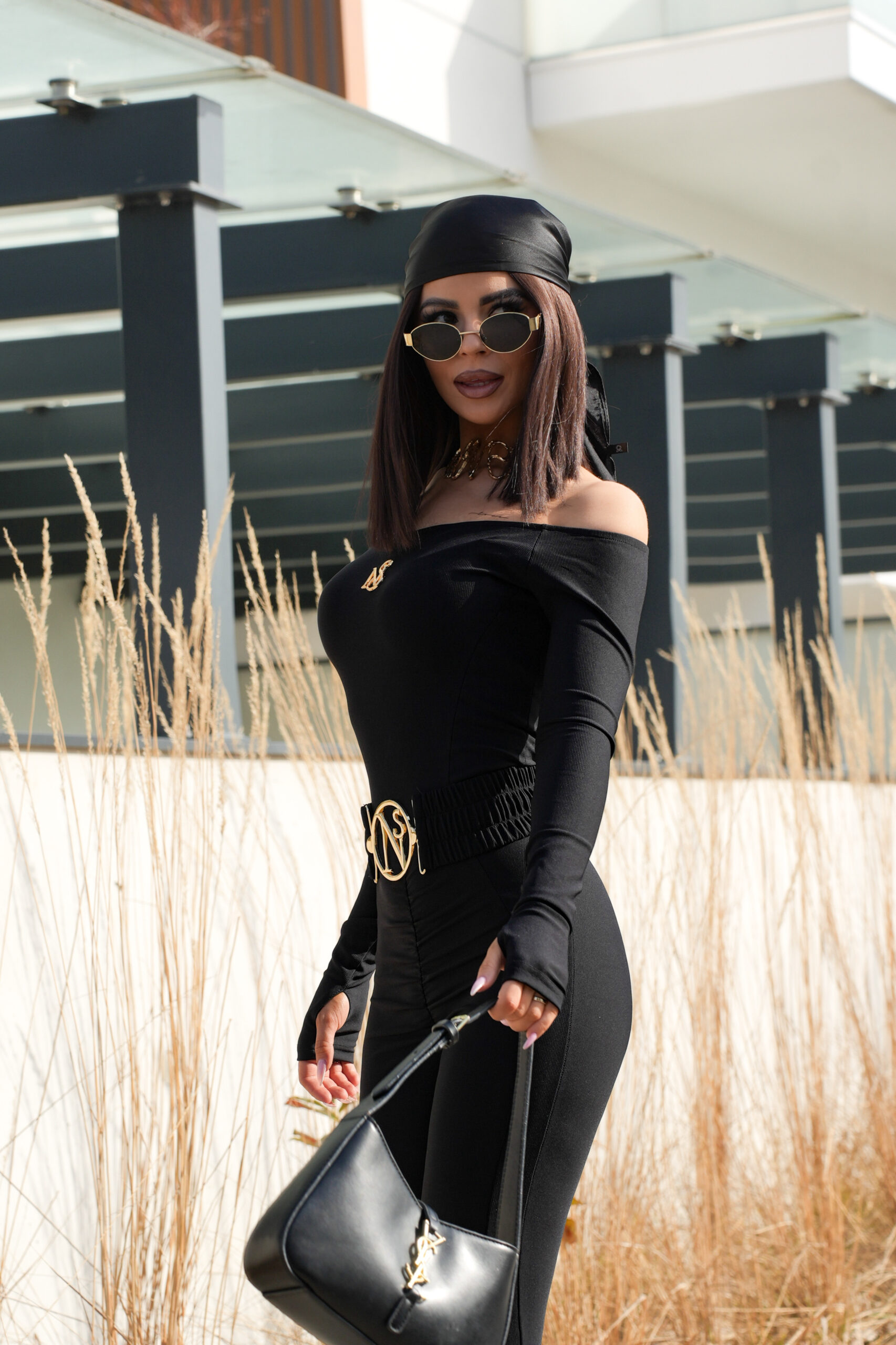 KOMBINEZON LIWION z paskiem w 6 kolorach - obrazek 15