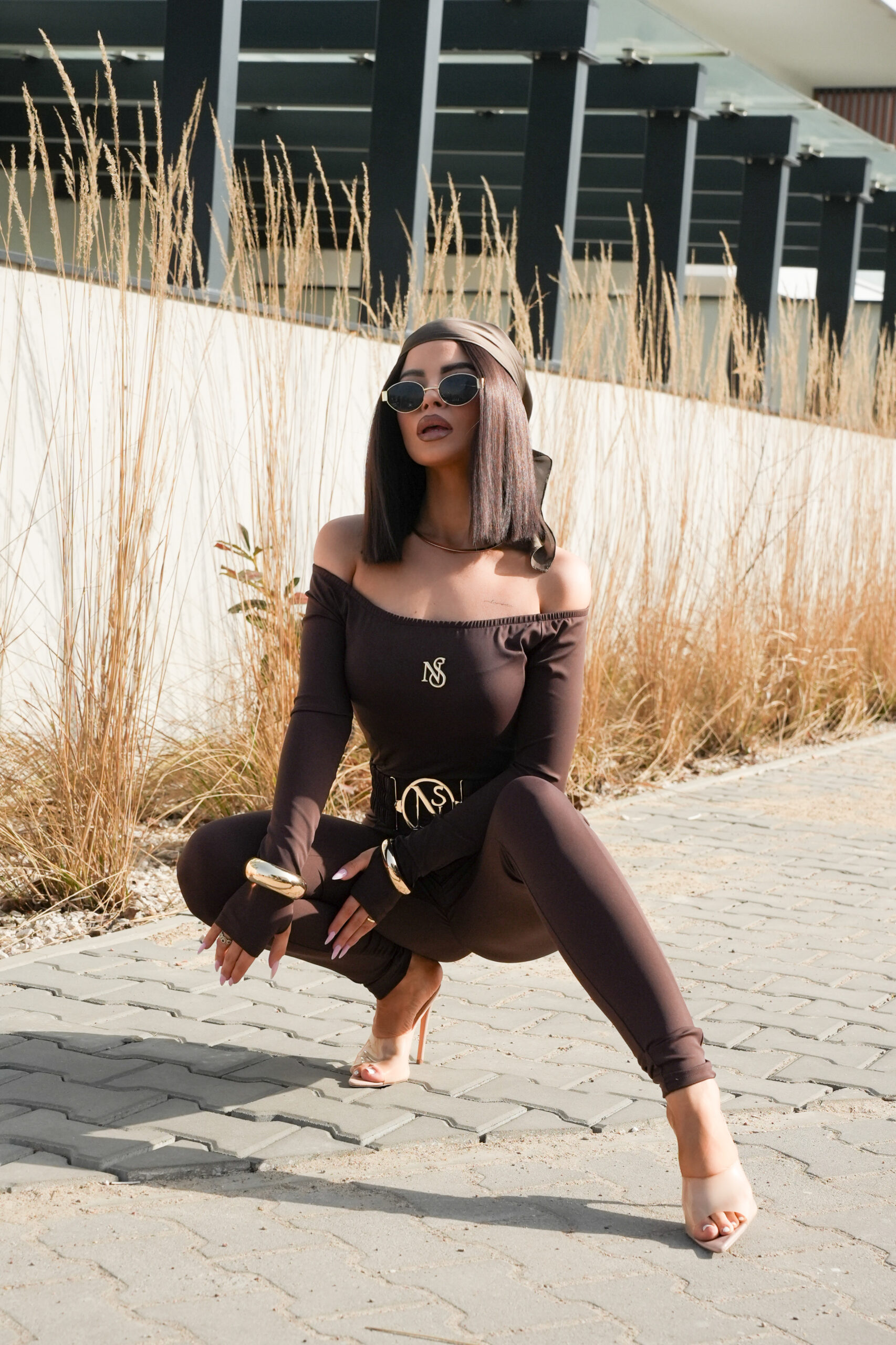 KOMBINEZON LIWION z paskiem w 6 kolorach - obrazek 18