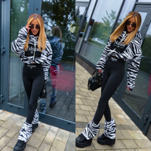 Komplet ZEBRA VIBE bluza z leginsami